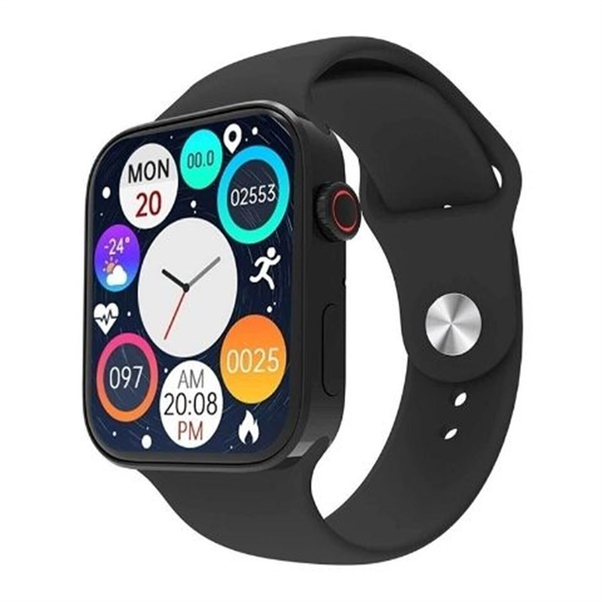 Winex Yeni Nesil Watch 7 Series Android İos Uyumlu Akıllı Saat Siyah