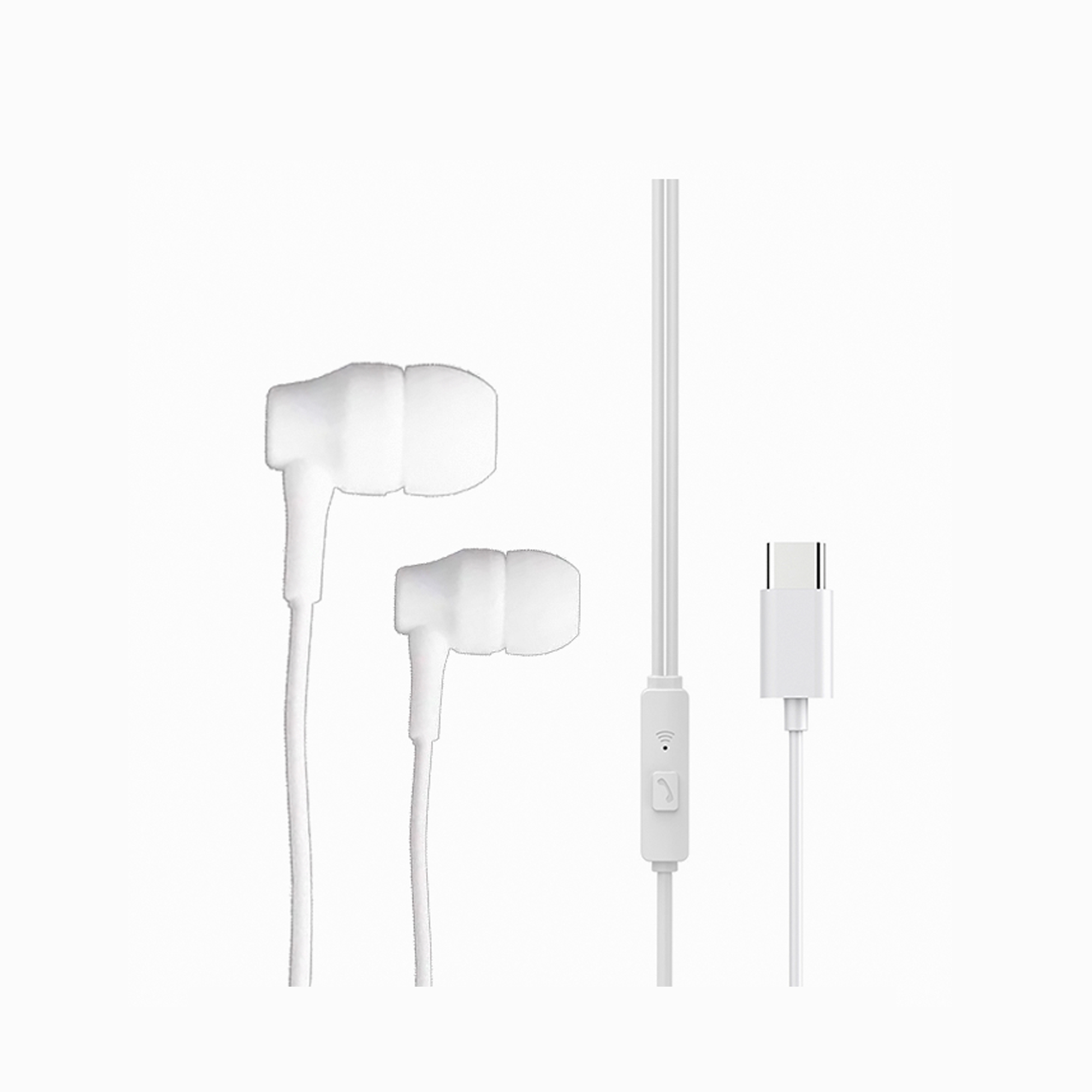 DVIP X11 İn-Ear Extra Bass Type-C Mikrofonlu Kablolu Kulaklık Beyaz