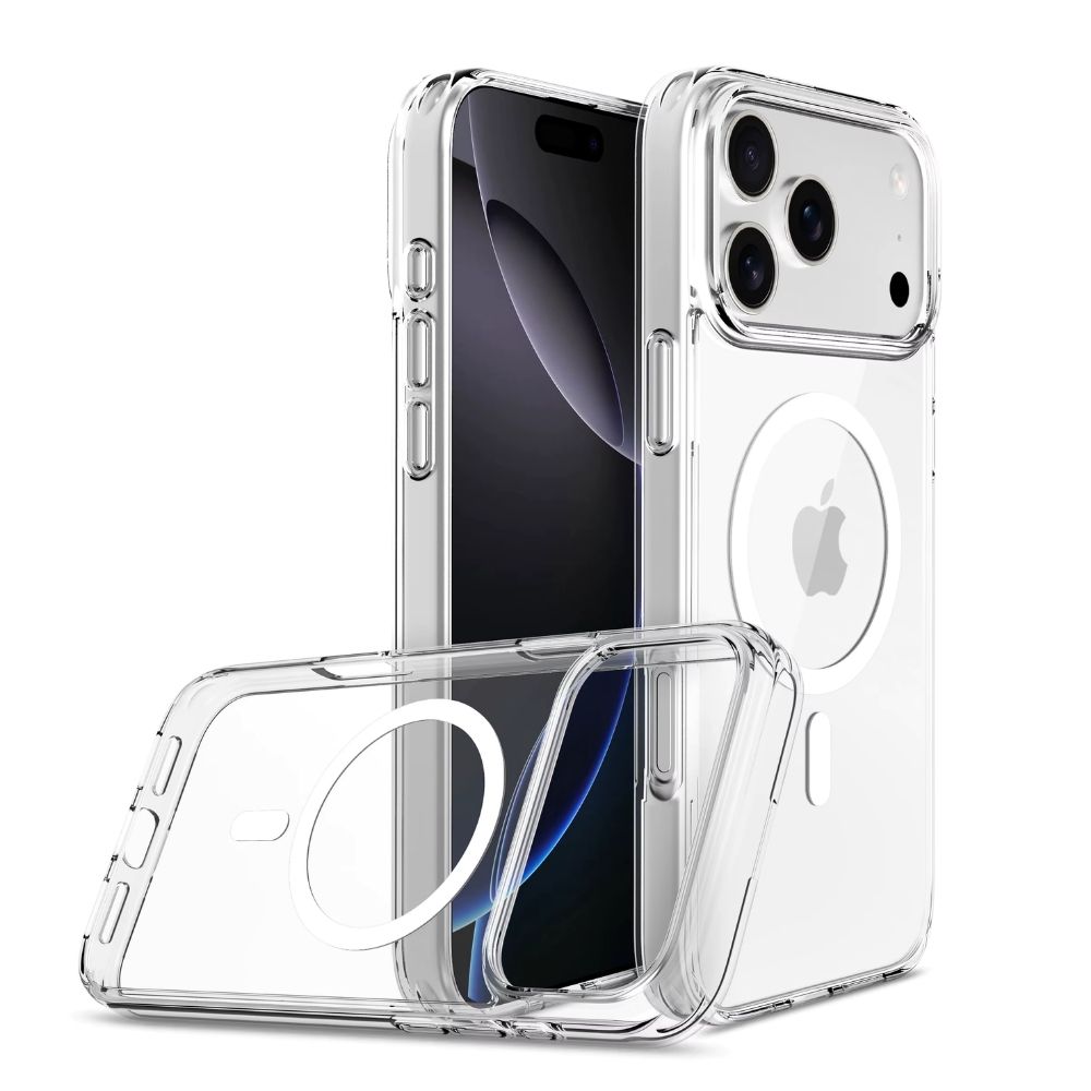 ScHitec iPhone 17 Pro Max Magsafe Özellikli Şeffaf Kılıf