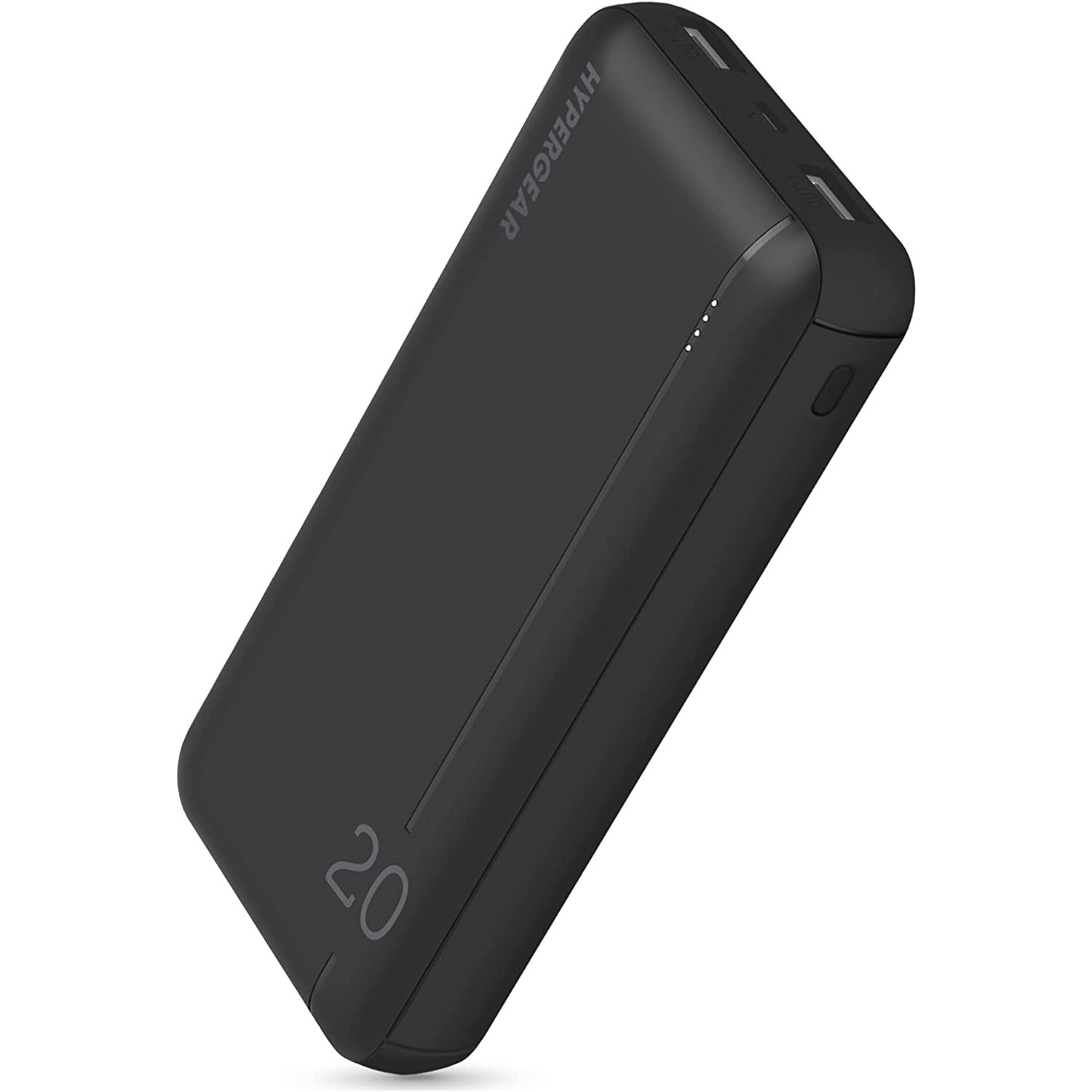 Hypergear 20000mAH Dual UsbA Çıkışlı Led Işık Göstergeli Powerbank Siyah