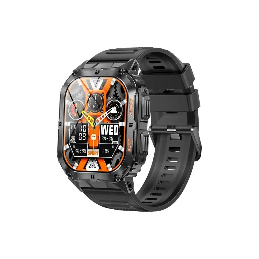 ScHitec Watch Ultra 3 Amoled Ekran WaterProof 3 Kordonlu Akıllı Saat Titanyum Grey Teko3