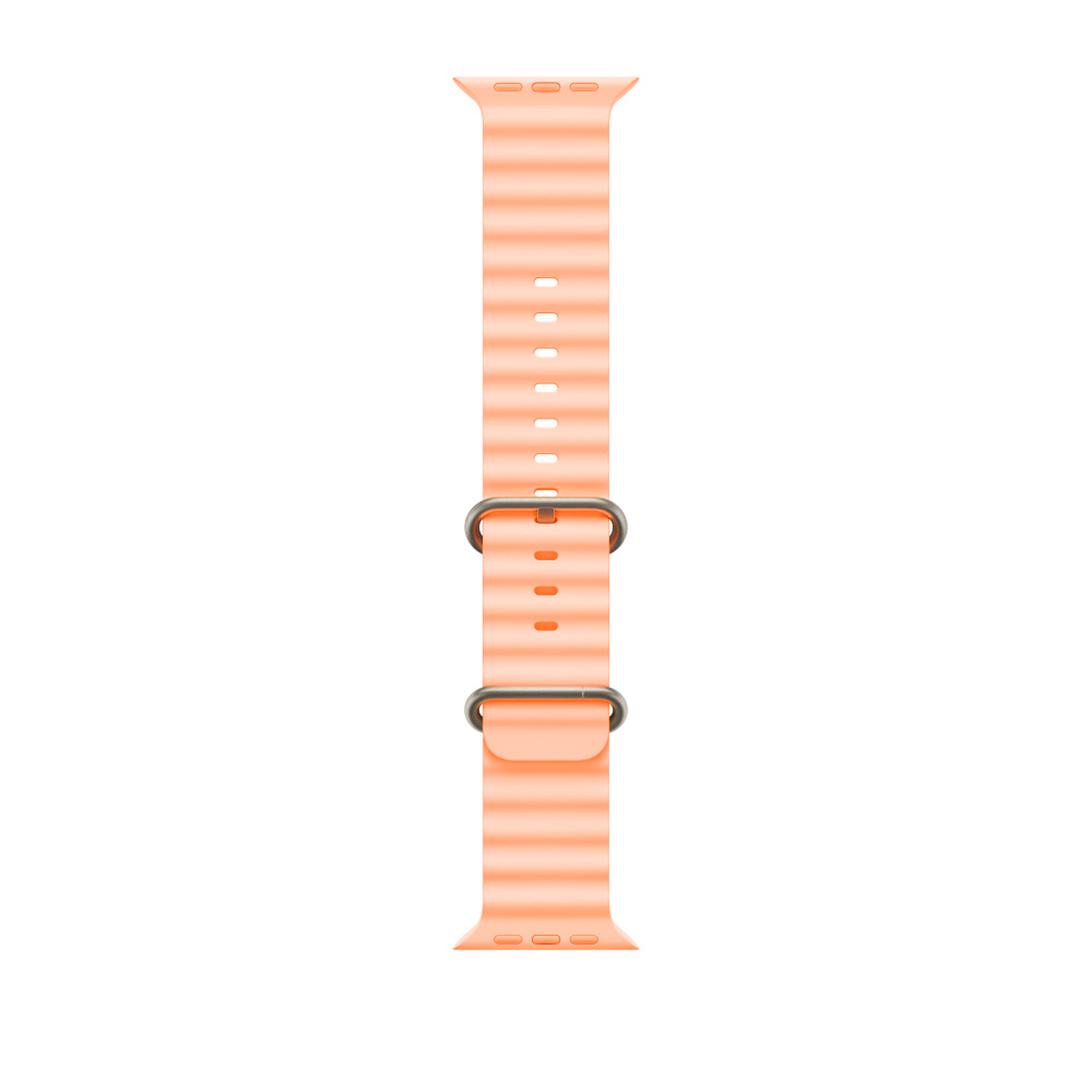ScHitec 42-49mm Yeni Nesil Apple Uyumlu Akıllı Saat Kordonu Silikon Krem